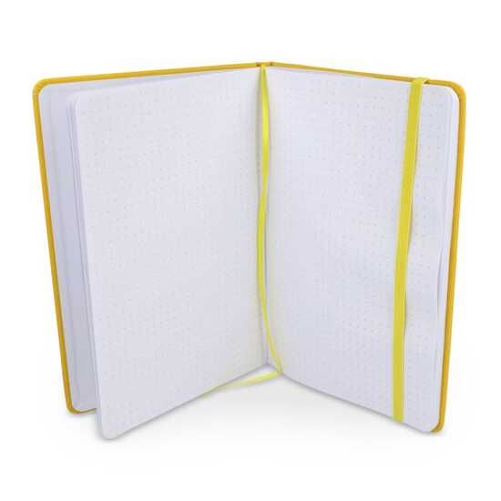Notizbuch A5 PU mit Rasterpunktseiten