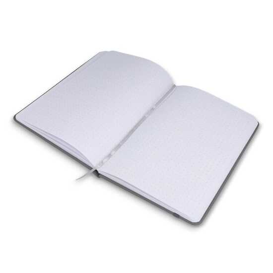Notizbuch A5 PU mit Rasterpunktseiten