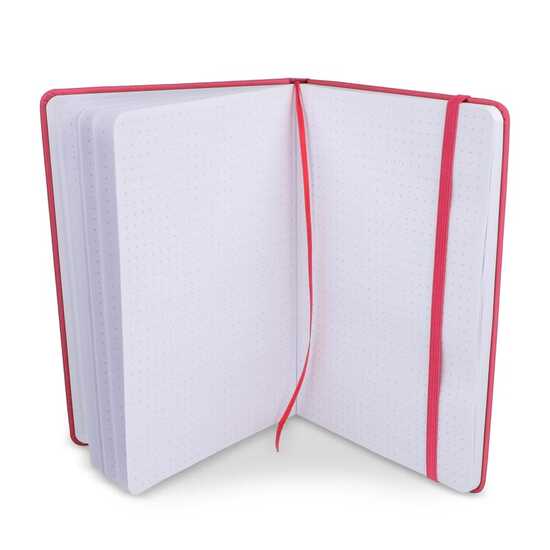 Notizbuch A5 PU mit Rasterpunktseiten
