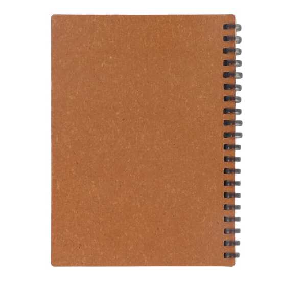 Notizbuch aus recyceltem Leder Midi