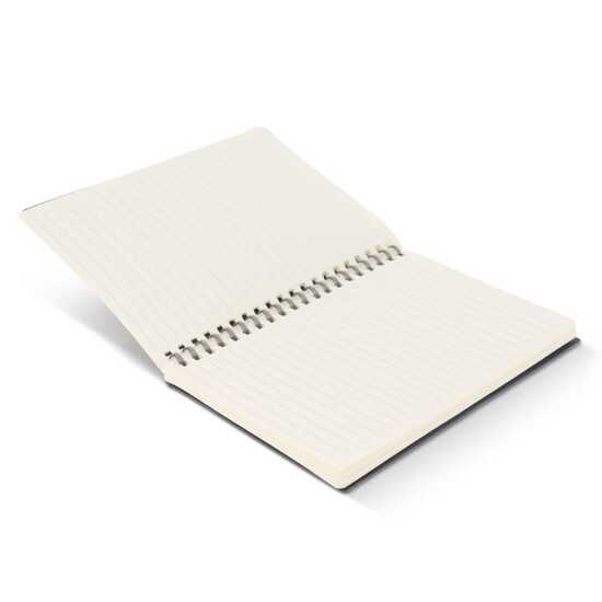 Notizbuch aus recyceltem Leder Midi