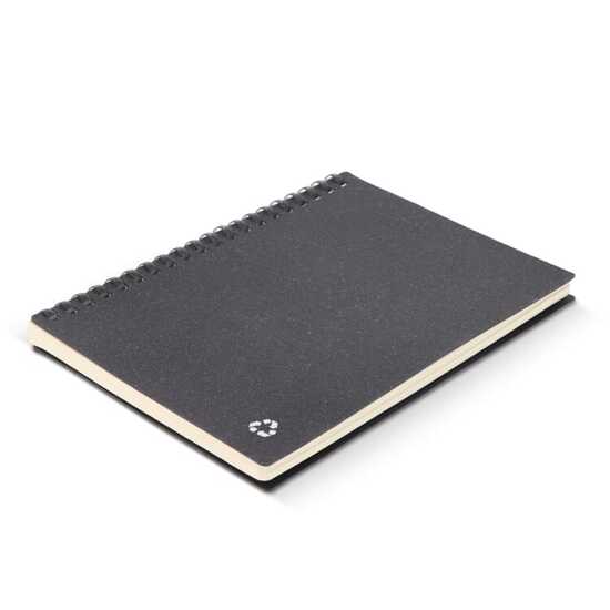 Notizbuch aus recyceltem Leder Midi
