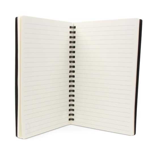 Notizbuch aus recyceltem Leder Midi