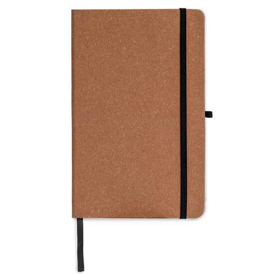 Hardcover-Notizbuch mit Einband aus recycelten Leder DIN A5
