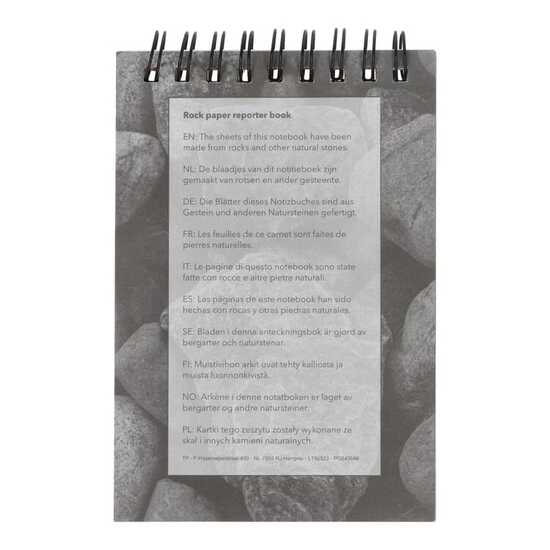 Reporter Notizbuch aus Steinpapier