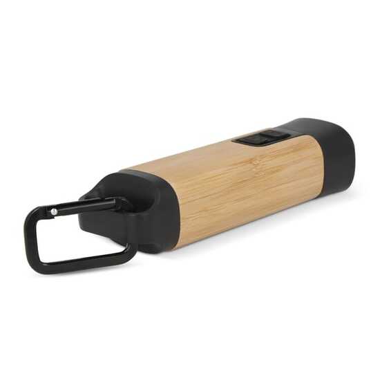 Wiederaufladbare R-ABS & Bamboo Taschenlampe