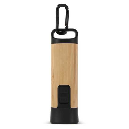 Wiederaufladbare R-ABS & Bamboo Taschenlampe
