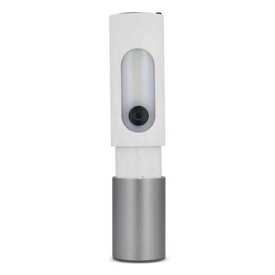 Wiederaufladbare 10-W-LED-Taschenlampe mit Zoomfunktion, 300 lm