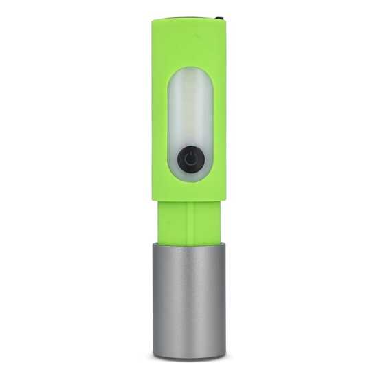 Wiederaufladbare 10-W-LED-Taschenlampe mit Zoomfunktion, 300 lm