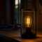 Edison-Bambuslampe