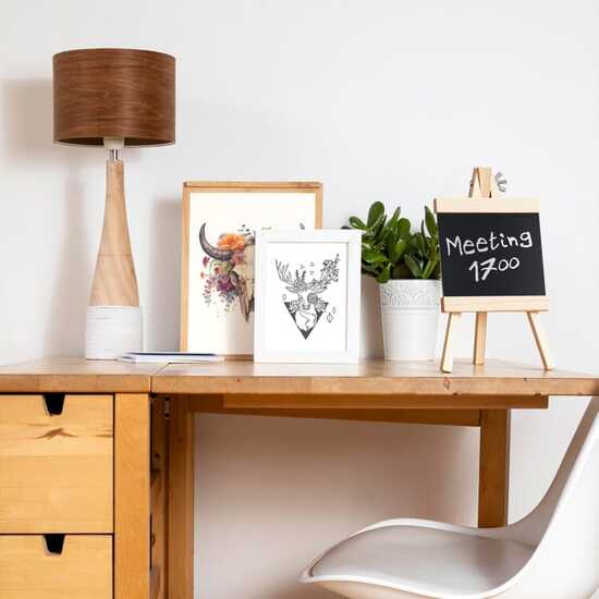 Kreidetafel auf Staffelei