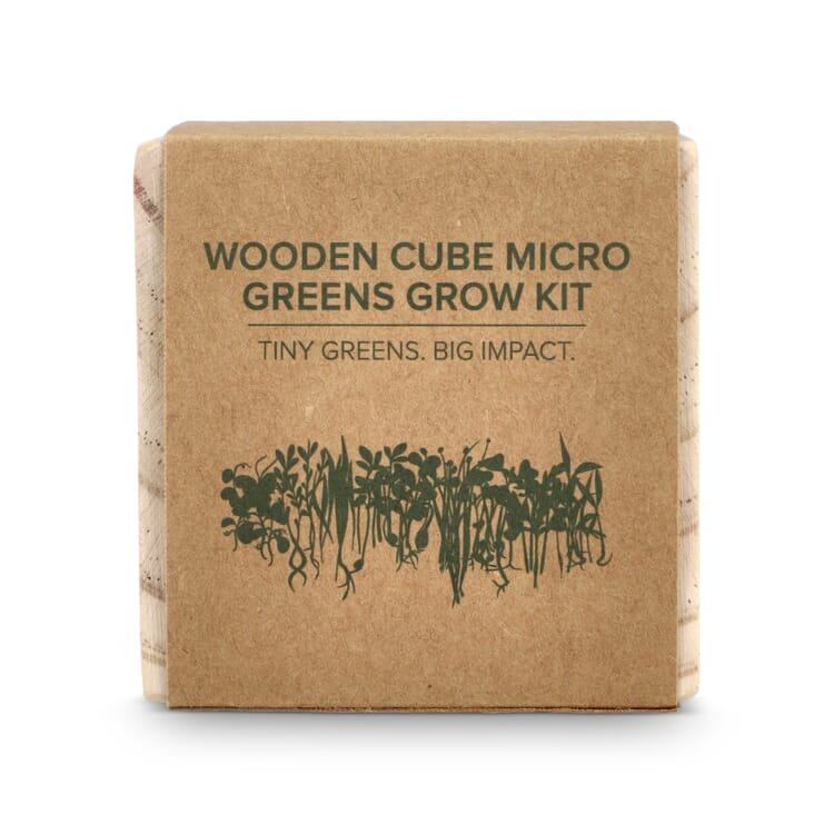 FSC-Holzpflanzgefäß-Set – Microgreens