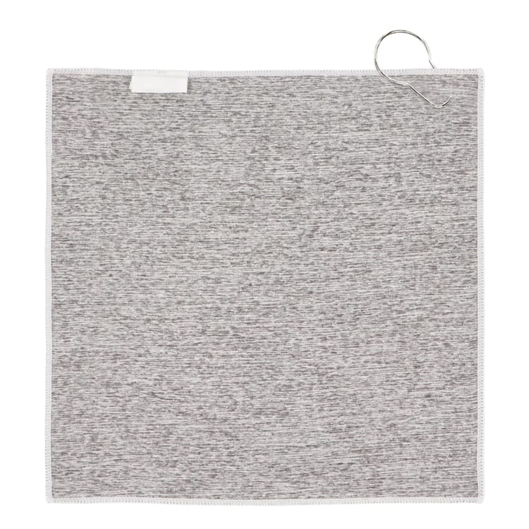Schnelltrocknendes Golfhandtuch mit Haken R-PET 30 x 30 cm Sublimation