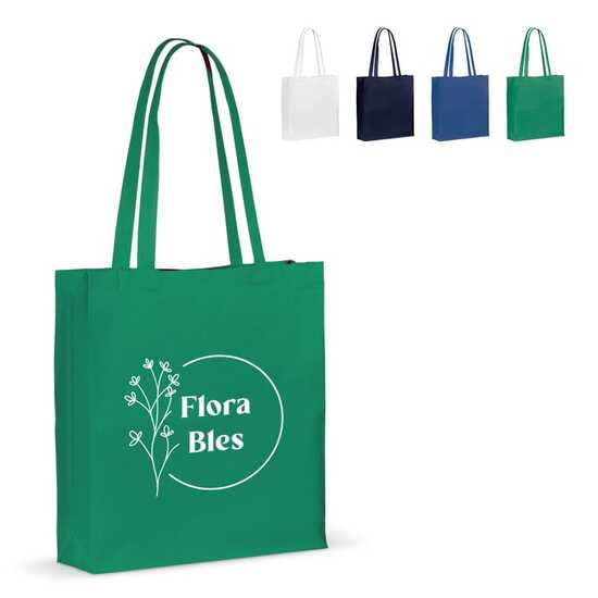 Tasche aus recycelter Baumwolle 140g/m² 38x10x42cm