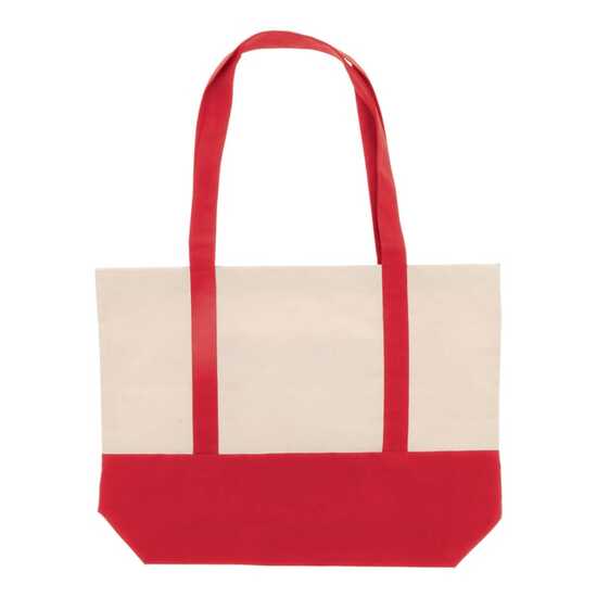 Strandtasche Baumwollsegeltuch OEKO-TEX® 280g/m² 42x10x30cm