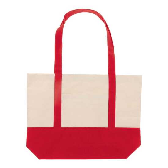 Strandtasche Baumwollsegeltuch OEKO-TEX® 280g/m² 42x10x30cm