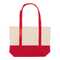 Strandtasche Baumwollsegeltuch OEKO-TEX® 280g/m² 42x10x30cm