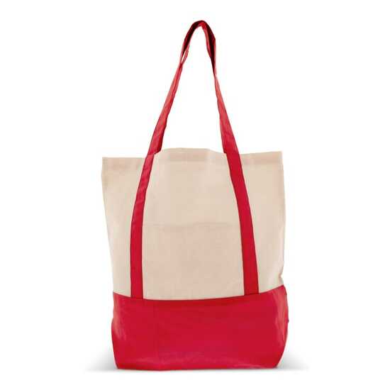 Einkaufstasche aus Baumwolle OEKO-TEX® 140g/m² 40x10x35cm