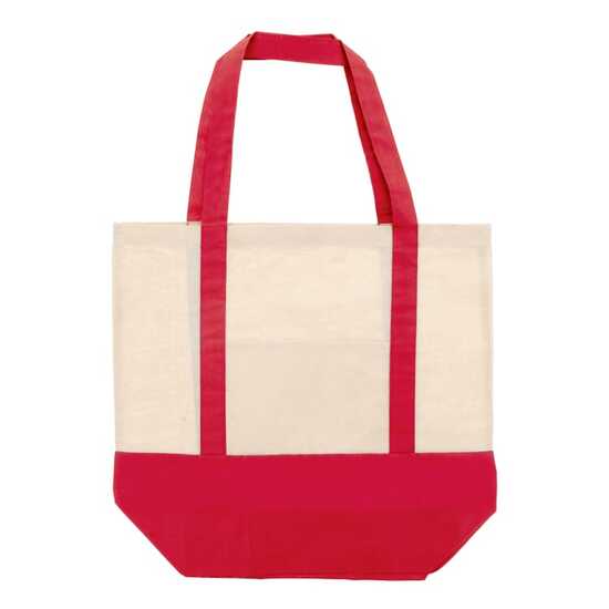 Einkaufstasche aus Baumwolle OEKO-TEX® 140g/m² 40x10x35cm