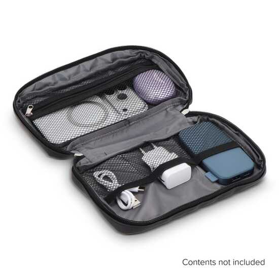 rPET PU-beschichtete 210D Napa-Organizer-Tasche 22 x 13 x 4 cm