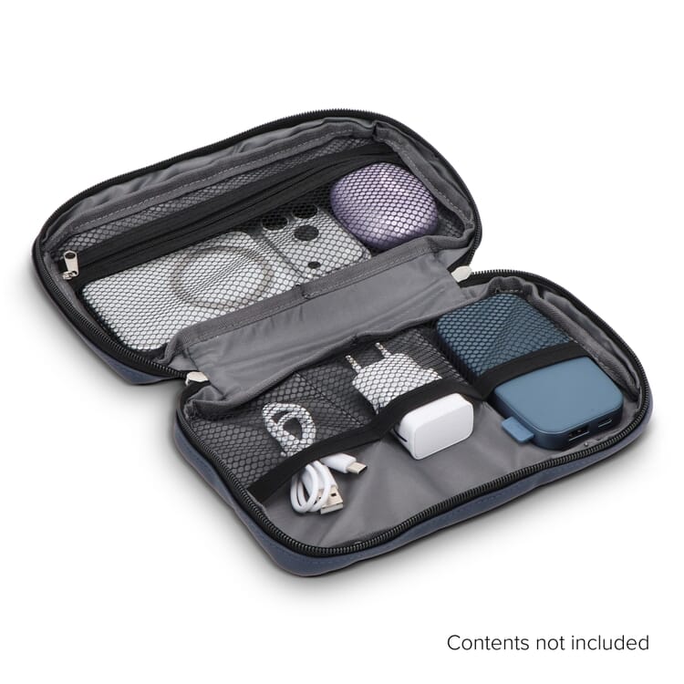 rPET PU-beschichtete 210D Napa-Organizer-Tasche 22 x 13 x 4 cm