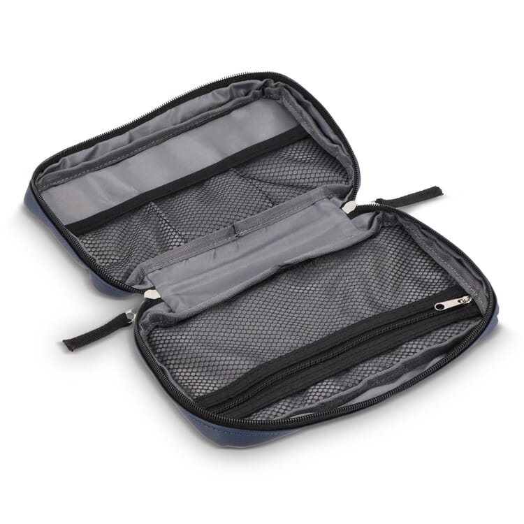 rPET PU-beschichtete 210D Napa-Organizer-Tasche 22 x 13 x 4 cm