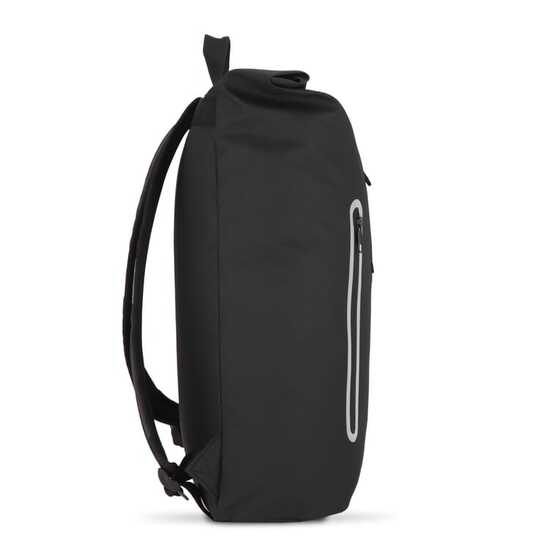 PU-beschichteter R-PET 600D Rolltop-Rucksack 20L