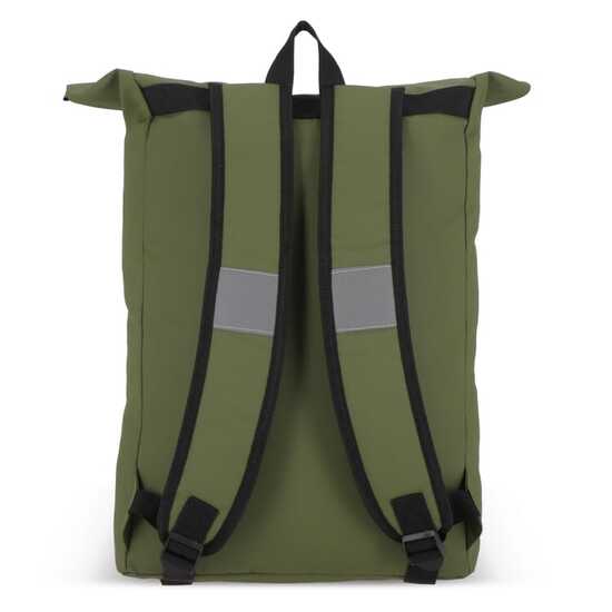 PU-beschichteter R-PET 600D Rolltop-Rucksack 20L