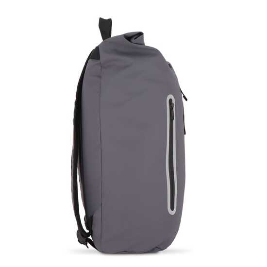 PU-beschichteter R-PET 600D Rolltop-Rucksack 20L