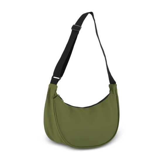 PU-beschichtete R-PET 600D Halbmond-Tragetasche