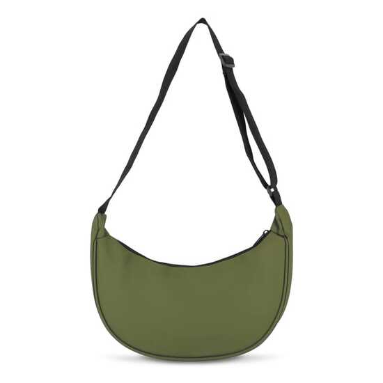 PU-beschichtete R-PET 600D Halbmond-Tragetasche