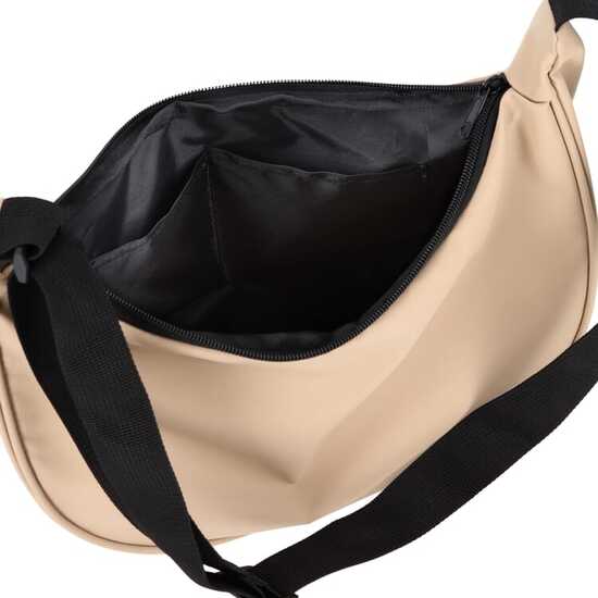 PU-beschichtete R-PET 600D Halbmond-Tragetasche