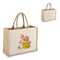 Jute-Baumwolle Tragetasche OEKO-TEX® 42,5 x 19 x 32cm 320g/m²