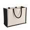 Jute-Baumwolle Tragetasche OEKO-TEX® 42,5 x 19 x 32cm 320g/m²
