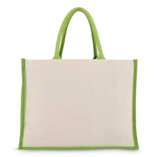 Jute-Baumwolle Tragetasche OEKO-TEX® 42,5 x 19 x 32cm 320g/m²