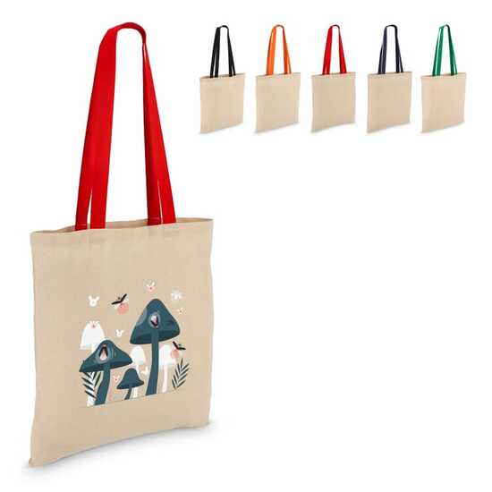 Tragetasche aus Baumwolle OEKO-TEX® 38 x 42cm 140g/m²