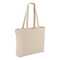 Baumwoll-Tragetasche mit Reißverschluss OEKO-TEX® 47 x 11 x 35cm 320g/m²