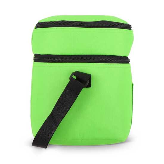 R-PET 600D Doppelfach-Kühltasche 30 x 20 x 24cm 12L