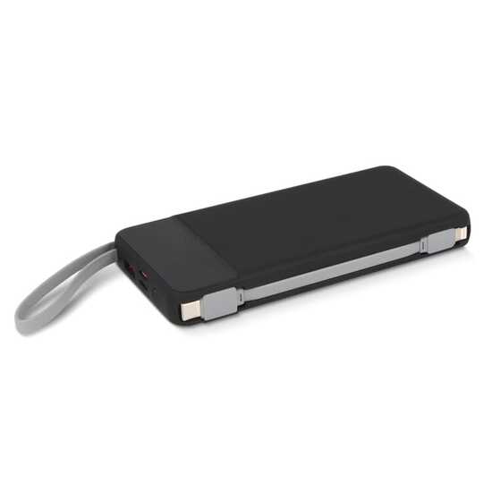 Ziara Powerbank with USB-C & Lightning Cable 10000mAh