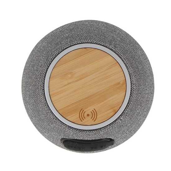 5W Lautsprecher & 15W drahtloses Ladegerät R_PET & Bamboo