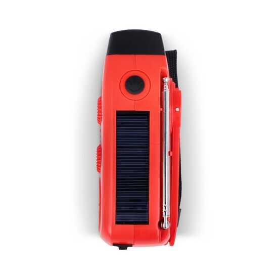 SafeSound Notfallradio mit Solar und Handaufzug