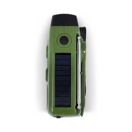 SafeSound Notfallradio mit Solar und Handaufzug