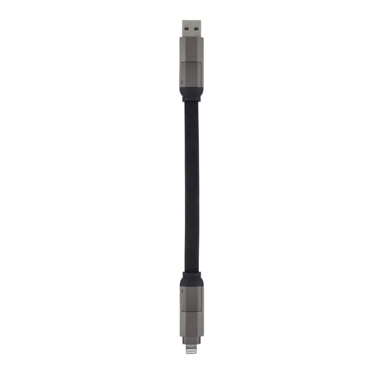 Multifunktionales 4-in-1 Kabel Schlüsselanhänger Größe 60 W
