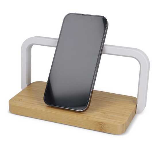 15-W-Wireless-Ladegerät mit dimmbarer LED-Lampe