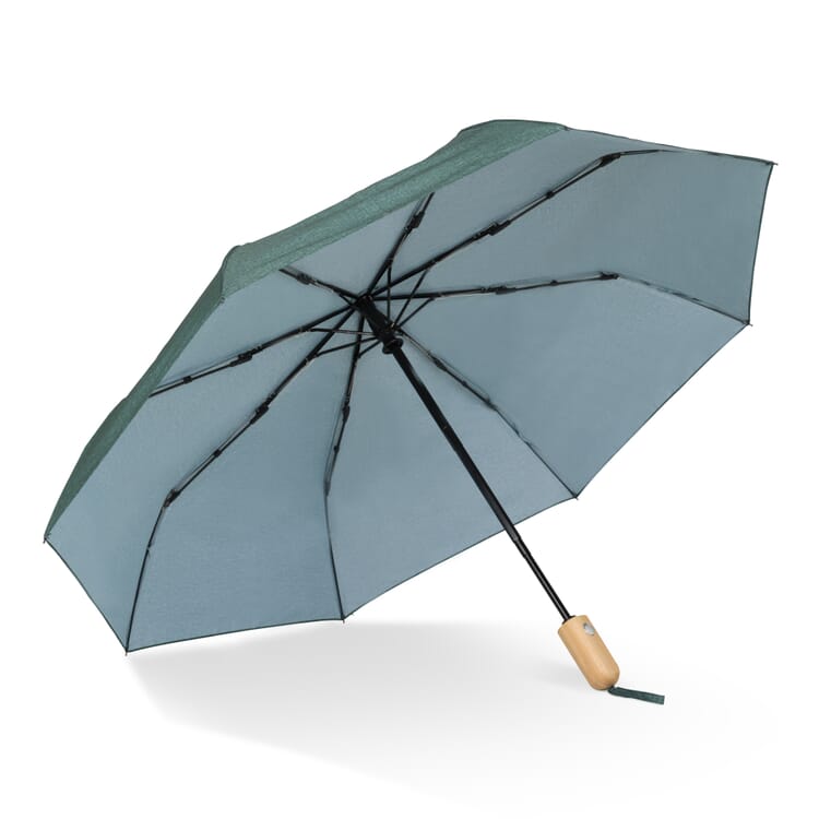 21” faltbarer Regenschirm aus R-PET -Material mit Automatiköffnung