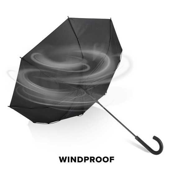 Verdure 190T Pongee 23" windproof Hakenschirm Auto open