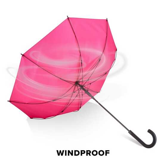 Verdure 190T Pongee 23" windproof Hakenschirm Auto open