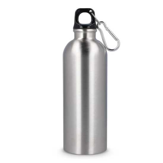 R-Edelstahl einwandige Flasche mit Karabiner 500 ml