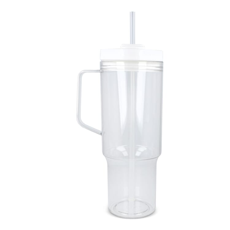 Miami Becher mit Henkel transparent 1,2 l R-PET