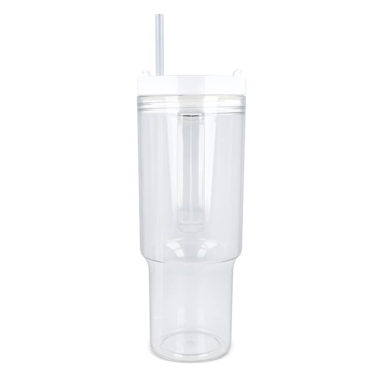 Miami Becher mit Henkel transparent 1,2 l R-PET